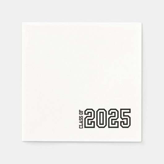 2025年ナプキンのクラス スタンダードカクテルナプキン (正面)