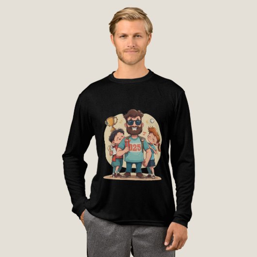 2025年ハッピーファーザーの日 トライブレンドTシャツ (正面全体)