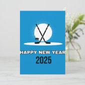 2025年ハッピー・ニューイヤー・ホッケー・ホリデーカード シーズンカード (スタンド正面)