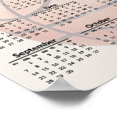 2025年バスケットボールデザインポスターカレンダー ポスター (角)