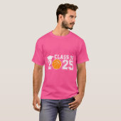 2025年バスケットボール選手Grの卒業シニアクラス Tシャツ (正面フル)