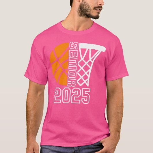 2025年バスケットボール選手Grの卒業シニアクラス Tシャツ (正面)
