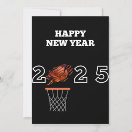 2025年バスケットボール ホリデーカード あけましておめでとうございます