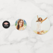 2025年バラ金ゴールドカスタム写真卒業パーティー コンフェッティ (正面)