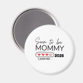 2025年バレンタインデー妊婦発表予定 マグネット (正面/裏面)