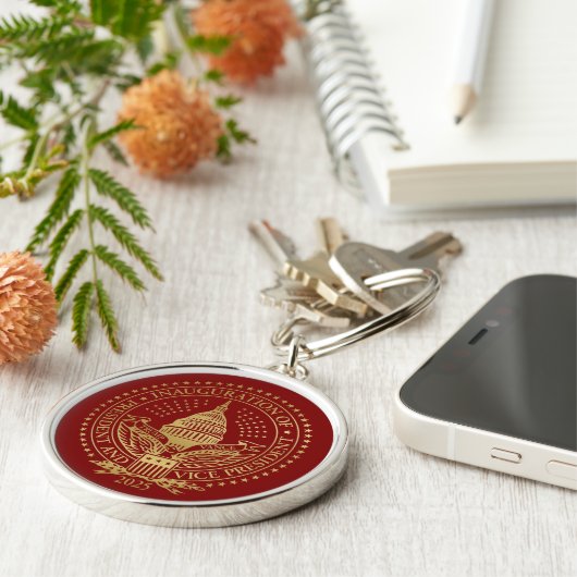 2025年バンス就任式の大統領就任 キーホルダー (側面)