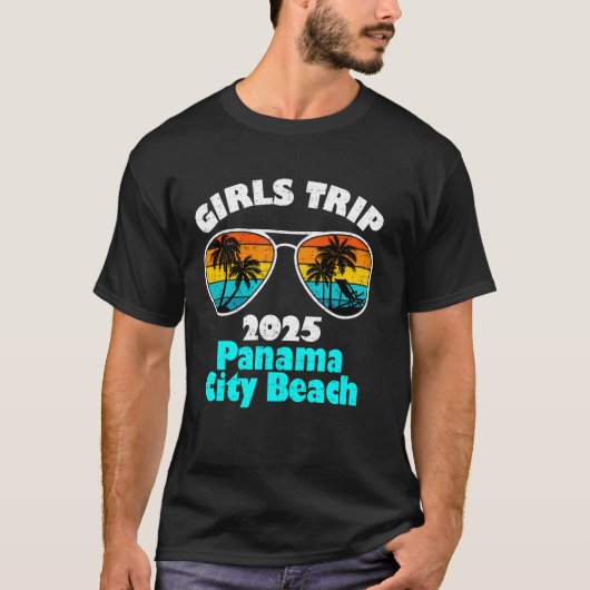 2025年パナマシティビーチ女子旅行 ウィークエンド 誕生日 Tシャツ (正面)