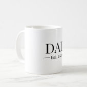 2025年パパになった コーヒーマグカップ (正面左)