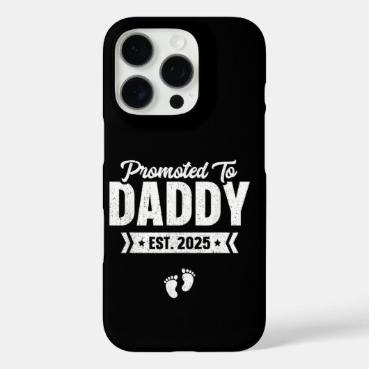 2025年パパになる予定 パパ昇格 Case-Mate iPhoneケース (裏面)