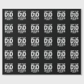 2025年パパ予定 ラッピングペーパー (フラット)