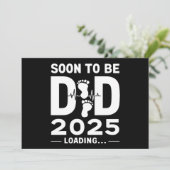 2025年パパ予定 新しいパパになります 案内状 (スタンド正面)