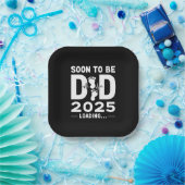 2025年パパ予定 新しいパパになる ペーパープレート (パーティー)