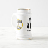 2025年パーソナライズされたの卒業女性のクラス ビールジョッキ (正面左)