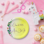 2025年パーソナライズされたクラス ペーパープレート (パーティー)