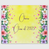 2025年パーソナライズされたクラス ラッピングペーパー (フラット)