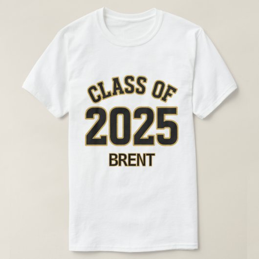 2025年パーソナライズされたクラス Tシャツ (デザイン正面)