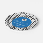 2025年パーソナライズされたシボロンブルーグラードのクラス ペーパープレート (アングル)