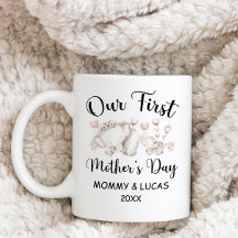 2025年パーソナライズされた初の母の日、名前をカスタムする
