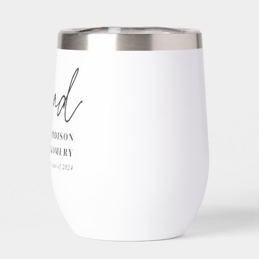 2025年パーソナライズされた卒業のScript Gradクラス (背面)