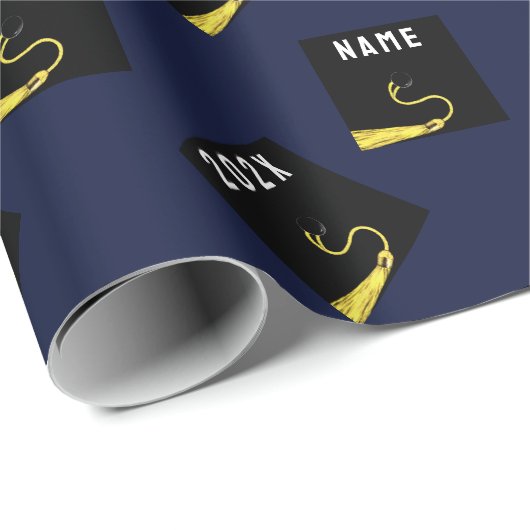 2025年パーソナライズされた卒業ギフト ラッピングペーパー (ロールコーナー)