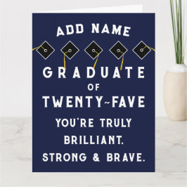 2025年パーソナライズされた卒業クラス カード