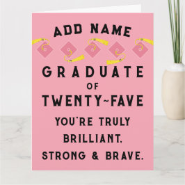 2025年パーソナライズされた卒業クラス カード