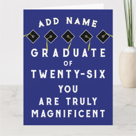 2025年パーソナライズされた卒業クラス カード