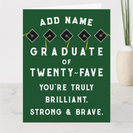 2025年パーソナライズされた卒業クラス カード