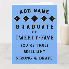 2025年パーソナライズされた卒業クラス カード