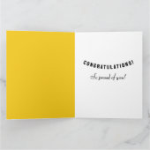 2025年パーソナライズされた卒業クラス カード (内部)