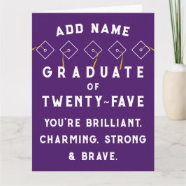 2025年パーソナライズされた卒業クラス カード
