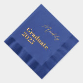 2025年パーソナライズされた卒業ナプキン 箔ナプキン (右)