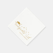 2025年パーソナライズされた卒業パーティーデコールのクラス スタンダードカクテルナプキン (角)