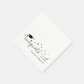 2025年パーソナライズされた卒業パーティーデコールのクラス スタンダードカクテルナプキン (角)