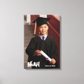 2025年パーソナライズされた卒業フォトキャンバスのクラス キャンバスプリント (正面)