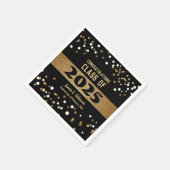 2025年パーソナライズされた卒業党のクラス スタンダードカクテルナプキン (角)