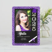 2025年パープルチーテプリントクラス卒業 招待状 (スタンド正面)