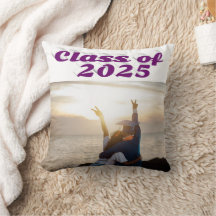 2025年パープル文字卒業写真のクラス