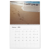 2025年ビーチ愛好家 カレンダー (2月 2026)