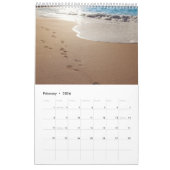 2025年ビーチ愛好家 カレンダー (2月 2026)