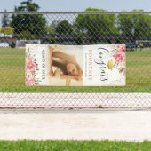 2025年ピンクガーリーの卒業式ドアのクラス 横断幕 (インサイチュ)