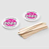 2025年ピンク研究科名 ハンドファン (組立なし)