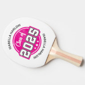 2025年ピンク研究科名 卓球ラケット (横)