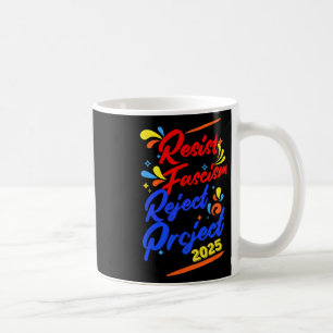 2025年ファシズム拒否プロジェクトに反対 コーヒーマグカップ