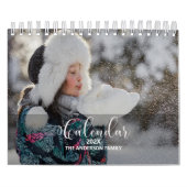 2025年ファミリーカスタムフォトシック書道カレンダー カレンダー (カバー)