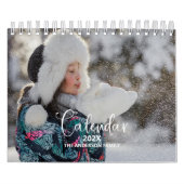 2025年ファミリーカスタムフォトシック書道カレンダー カレンダー (カバー)