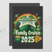 2025年ファミリークルーズ  St. Patrick'sラッキーマッチング シーズンカード (正面/裏面)