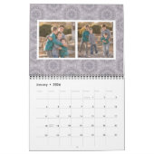 2025年ファミリー写真季節のパターン カレンダー (1月 2026)