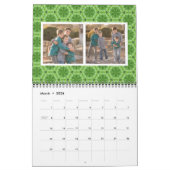 2025年ファミリー写真季節のパターン カレンダー (3月 2026)