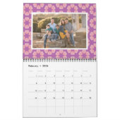 2025年ファミリー写真季節のパターン カレンダー (2月 2026)